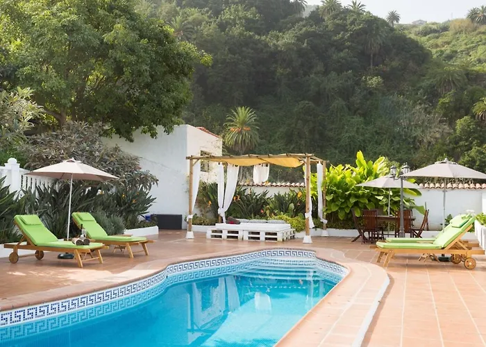 Con Piscina Climatizada, Barbacoa Y Wi-fi En Icod De Vinos - Es-279-19